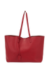 East West Shopping Tote, &pound;450, Handbags, Red, Leather, Front view